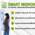 “AIS 5G Smart Mirror” กระจกอัจฉริยะ นวัตกรรมช้อปปิ้งใหม่ยุคดิจิทัล