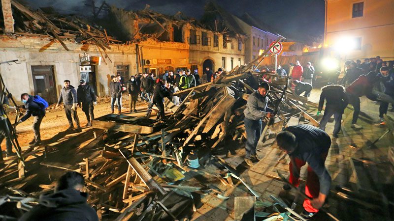 แผ่นดินไหว 6.4 เขย่า “โครเอเชีย”