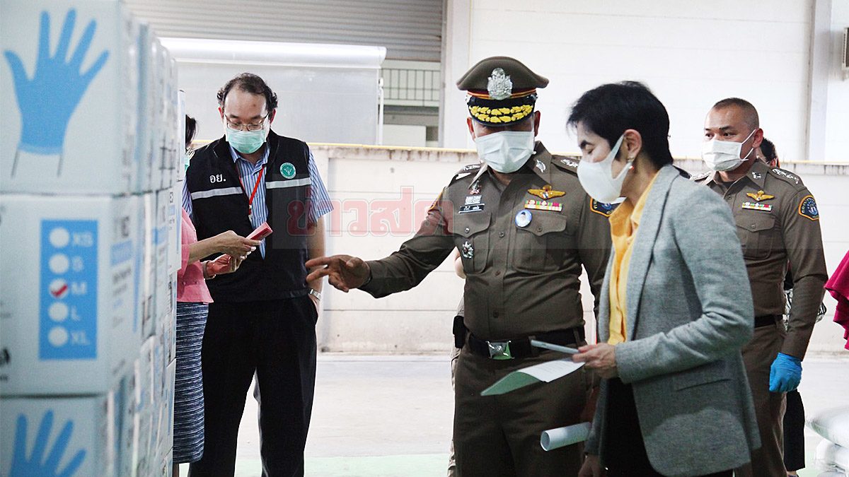 จับโรงงานถุงมือแพทย์เถื่อน