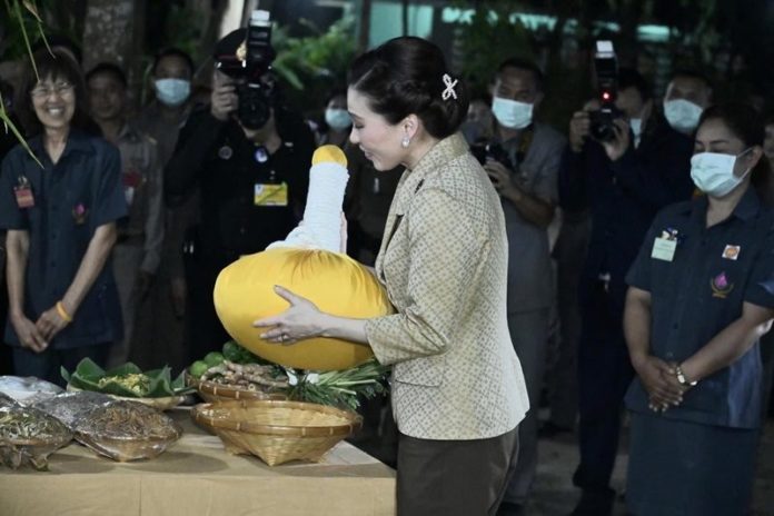 สมเด็จพระราชินี เสด็จฯ เป็นการส่วนพระองค์ ทอดพระเนตรโครงการสวนสมเด็จพระศรีนครินฯ ทรงร่วมกิจกรรมแปรรูปสมุนไพร 