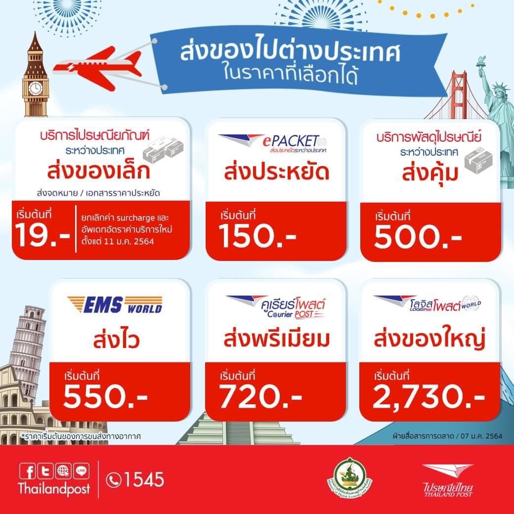 ไปรษณีย์ไทยเดินหน้าบริการส่งไกลไปทั่วโลกช่วง Covid-19 - ข่าวสด