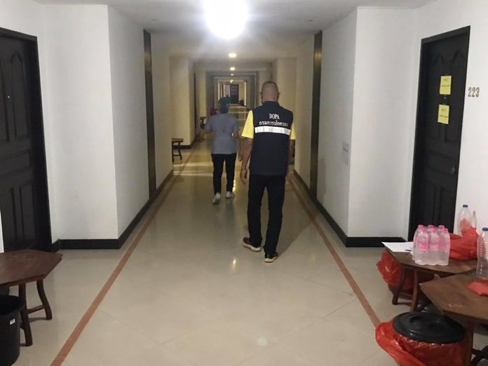 โรงแรม สถานที่กักตัว 