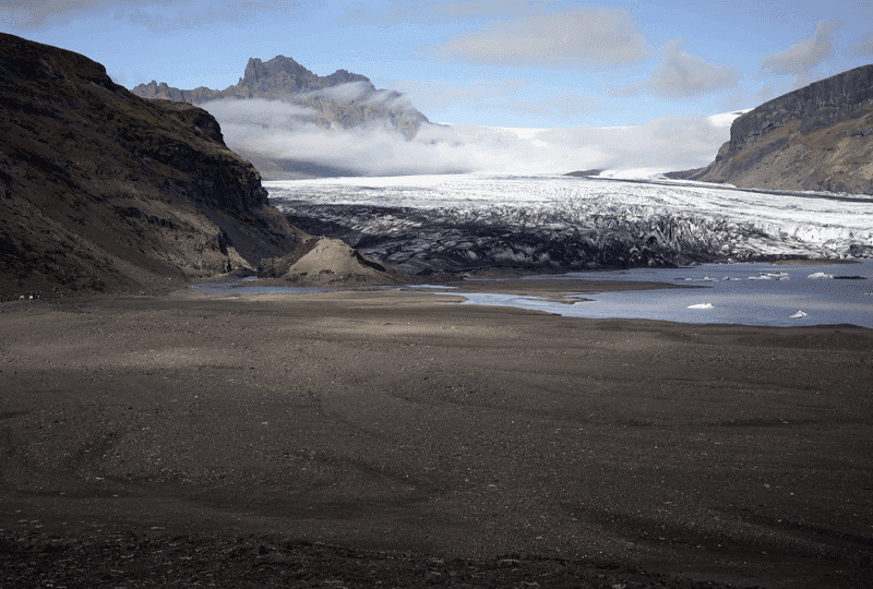 ธารน้ำแข็งไอซ์แลนด์หดตัว