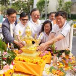 โรงพยาบาลวิมุต ฤกษ์ดีตั้งศาลพระพรหม เตรียมเปิดให้บริการ