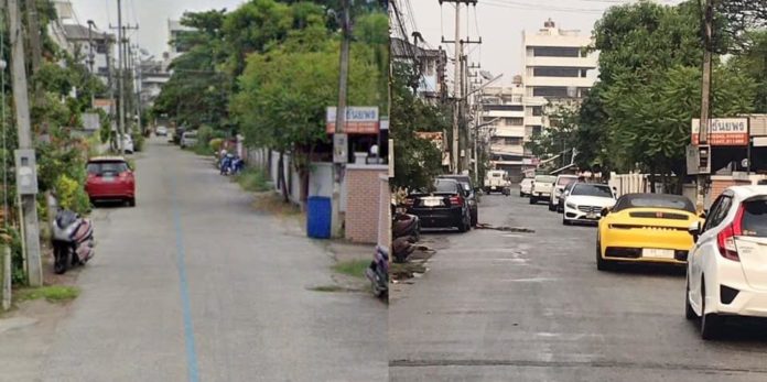 จอดรถขวางบ้าน