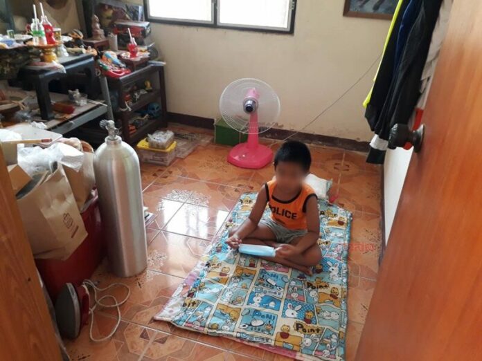 ห้องกักตัว น้องภูผา ก่อนไปรักษาตัว