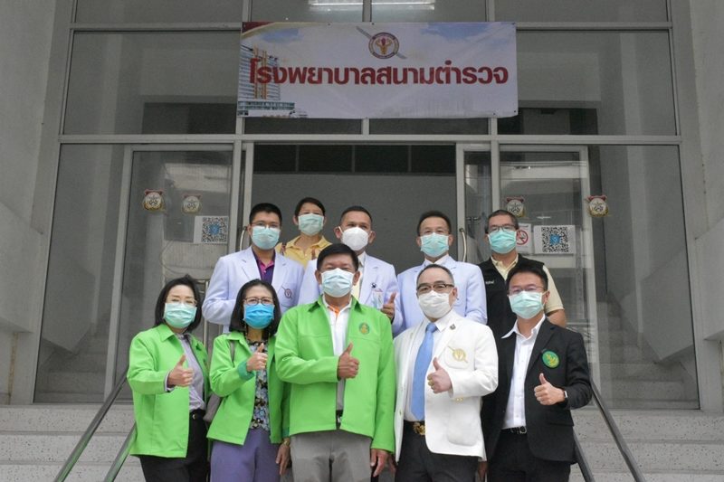 นายแพทย์ใหญ่ รพ.ตร. ลงพื้นที่ตรวจเยี่ยม โรงพยาบาลสนามตำรวจ เชื่อมั่นดูแลผู้ป่วยได้อย่างเต็มที่