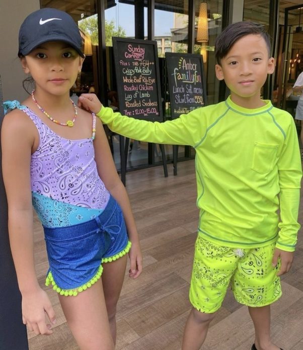 บีน่า ลูก นานา โชว์สกิลเย็บผ้า