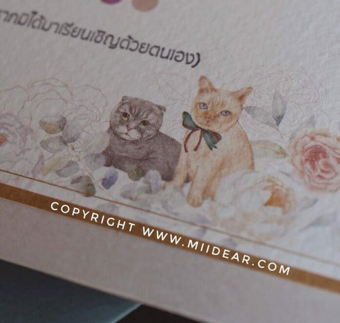 จั๊กจั่น อคัมย์สิริ เผยโฉมการ์ดงานแต่ง