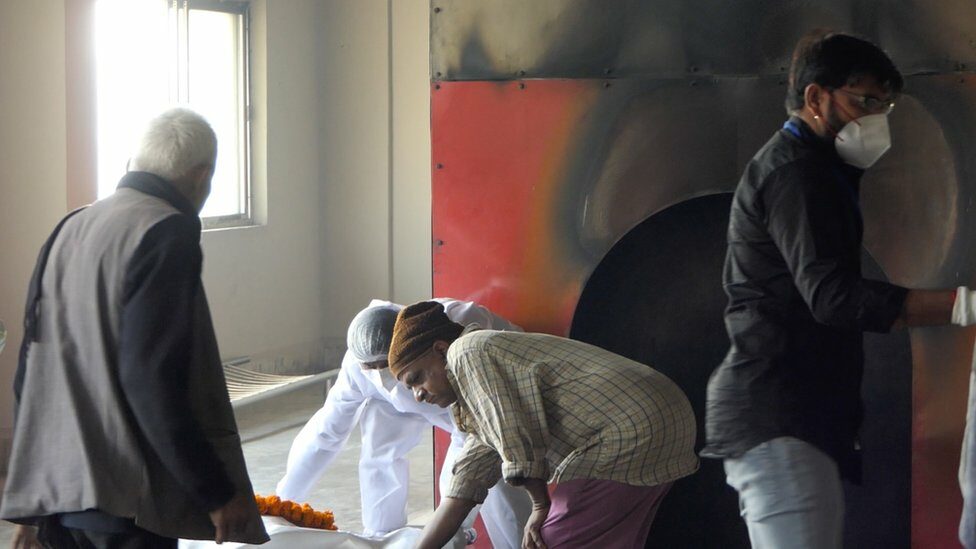 Crematorium workers