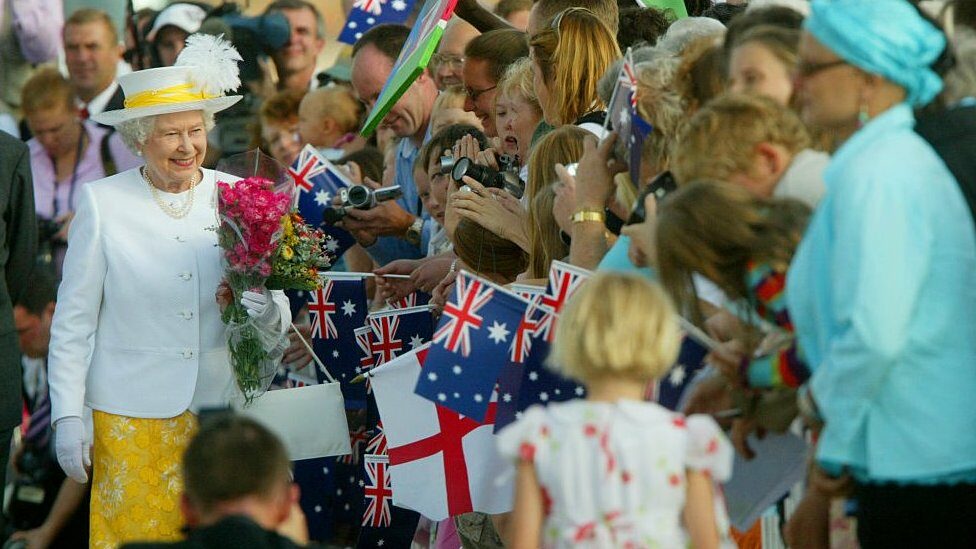 The Queen in Australia in 2006
