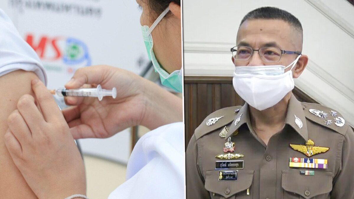 ผบ.ตร. ขอคนไทย-ตร. ฉีดวัคซีนโควิด-19 ชี้เป็นวิธีเดียวหยุดการระบาด