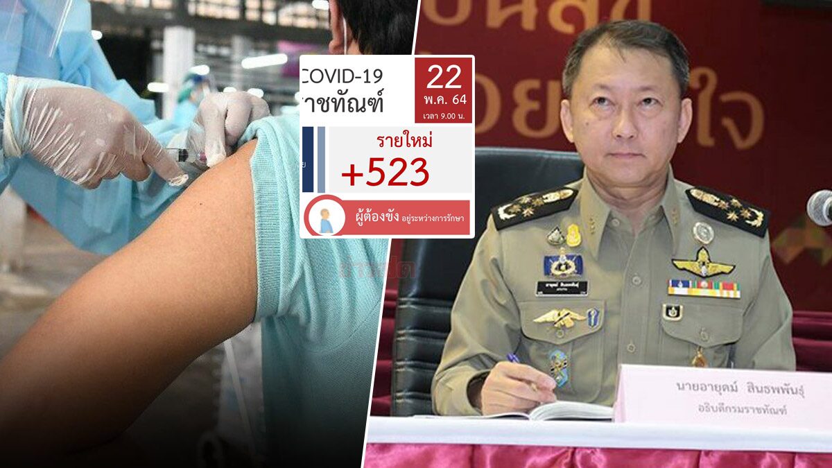 เรือนจำมีนบุรี เริ่มฉีดวัคซีนวันแรก 1.5 พันโดส – นักโทษป่วยเพิ่ม 523 ราย
