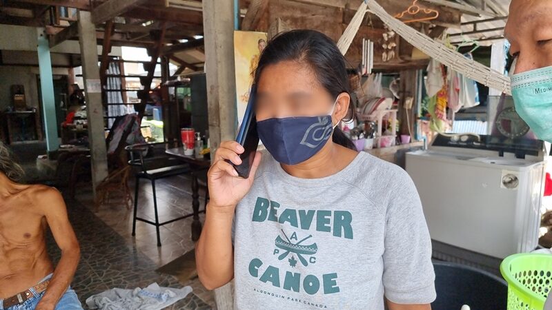 น.ส.กิ่ง (นามสมมุติ) อายุ 36 ปี อาชีพรับจ้าง หญิงสาวที่ขี่จักรยาน