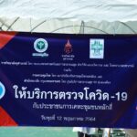 ราชวิทยาลัยจุฬาภรณ์ จัดทีมเชิงรุกลงพื้นที่ SWAB หาผู้ติดเชื้อ Covid-19