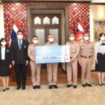 ทหารเรือ รับมอบอุปกรณ์ทางการแพทย์