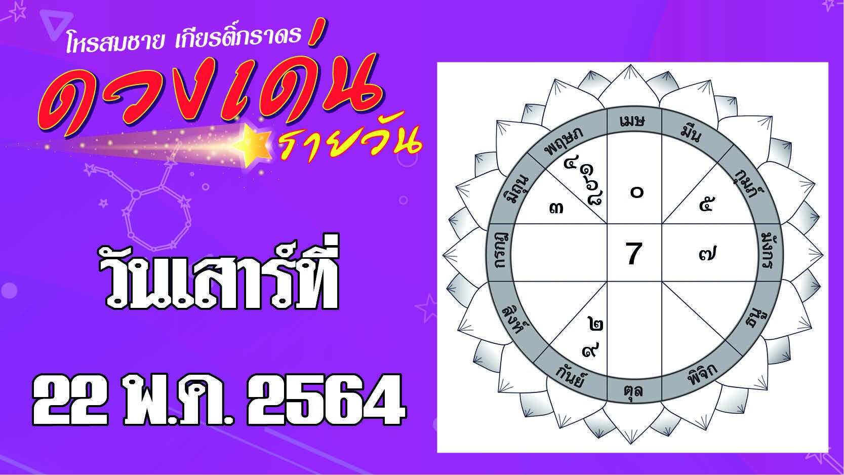 ดวงเด่นรายวัน ราศีใดคนโสดพบคนถูกใจ ราศีใดได้รับข่าวดีเรื่องยศตำแหน่ง