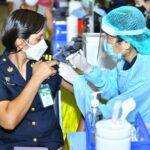 เสธ.ทอ. ตรวจความก้าวหน้า ศูนย์บริการวัคซีน กองทัพอากาศ