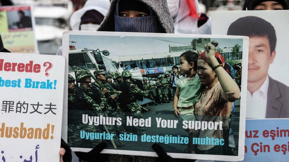 การประท้วงต่อต้านนโยบายจีนในซินเจียงเกิดขึ้นในตุรกี