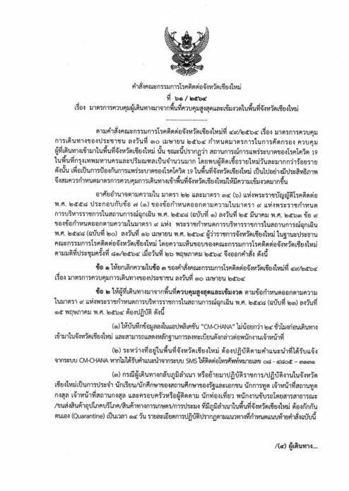  เข้มเข้าเชียงใหม่