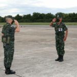 ผบ.ทสส. ตรวจชายแดนกาญจนบุรี ย้ำระวังต่างด้าวหลบหนีเข้าเมือง