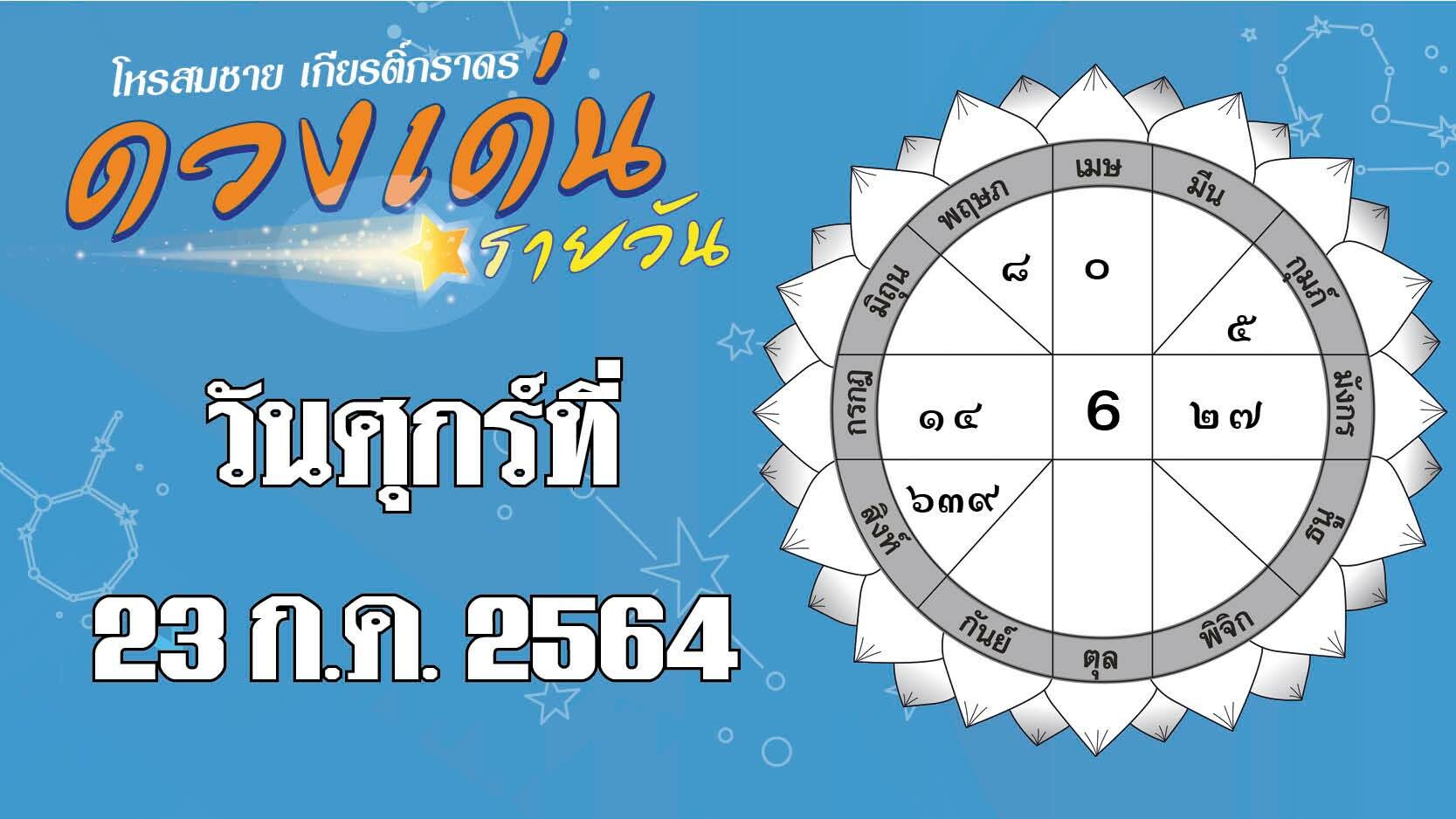 เปิดดวงเด่น วันศุกร์ที่ 23 กรกฎาคม ราศีใดการเงินรับจ่ายคล่องมือ มีเงินใหม่ๆ เข้ากระเป๋า หลายช่องทาง