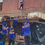 หน่วยทหารพัฒนา ซ่อมบ้านปชช.ถูกพายุฝนถล่ม จ.ฉะเชิงเทรา