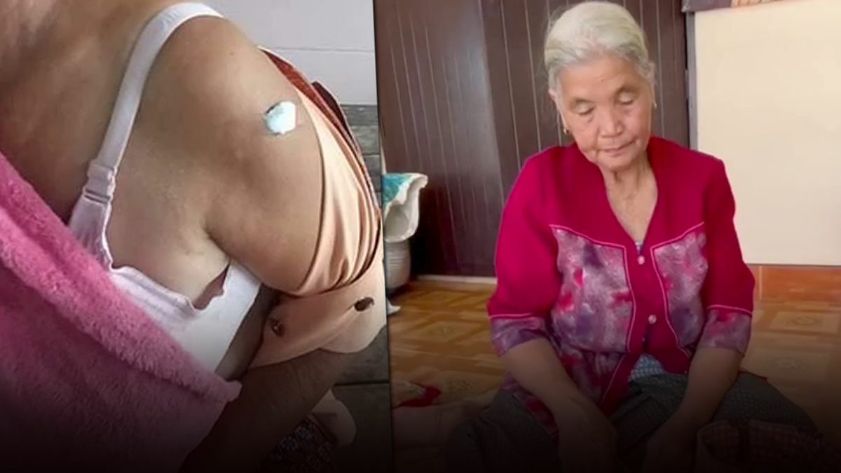 เผยอาการคุณยายวัย 70 หลังฉีดวัคซีนวันเดียว 2 เข็มรวด หมอรุดตรวจถึงบ้าน