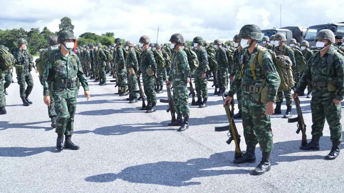 มทบ.27 ตรวจสภาพความพร้อมรบ นำกำลังพลฝึกเดินทางไกล 4 กม. ตามนโยบายกองทัพ