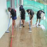ทหารพัฒนา ทำความสะอาด รพ.สนามอำนาจเจริญ รองรับผู้ป่วยโควิด​ 19