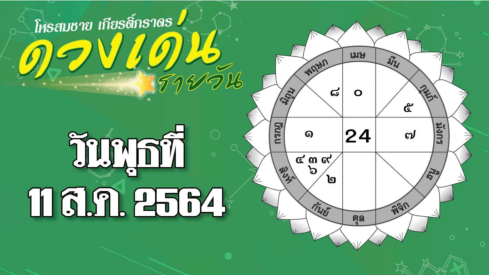 เปิดดวงเด่น วันพุธที่ 11 ส.ค. ราศีใดคำพูดนำภัยมาสู่ตน