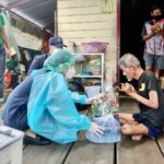 นักรบสีน้ำเงิน เข้าพื้นที่ดูแลพี่ น้องประชาชน เขตลาดกระบัง