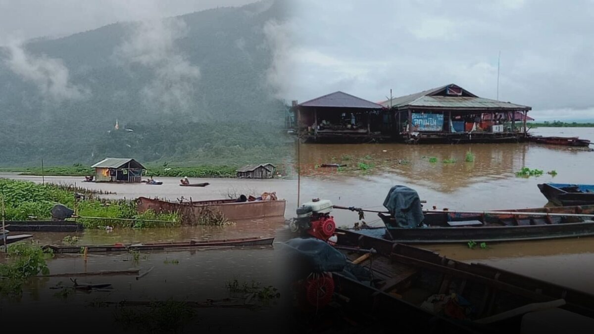 ทะเลสาบดอยเต่า ฟื้นคืนชีพ เรือนแพติดเกาะหลายปี ลอยเหนือน้ำแล้ว