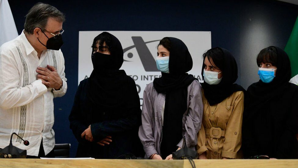 The "Afghan Dreamers" with Mexico's Foreign Minister
