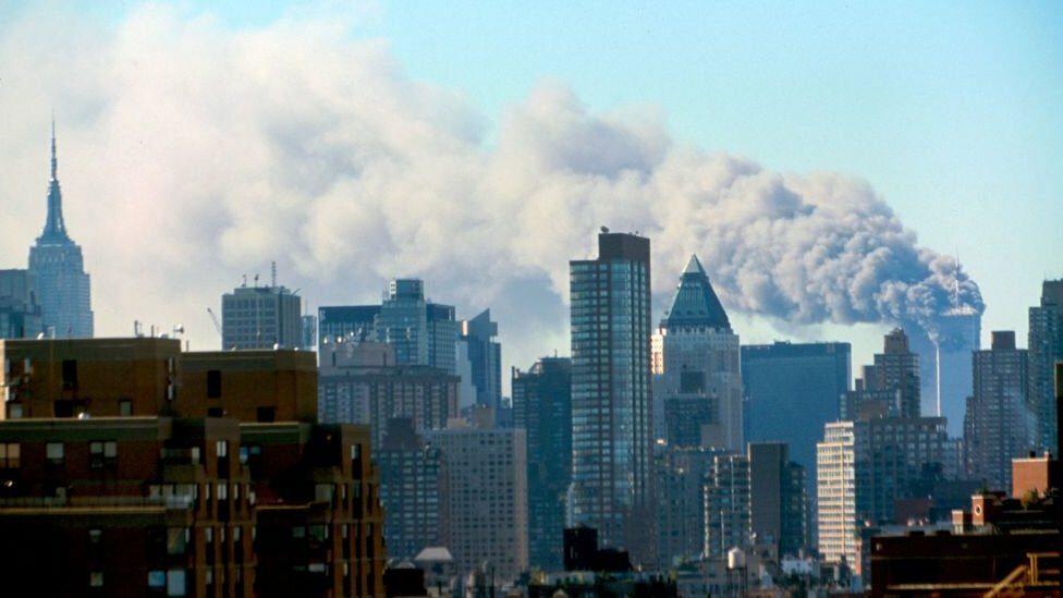 The 9/11 attacks in New York in September 2001