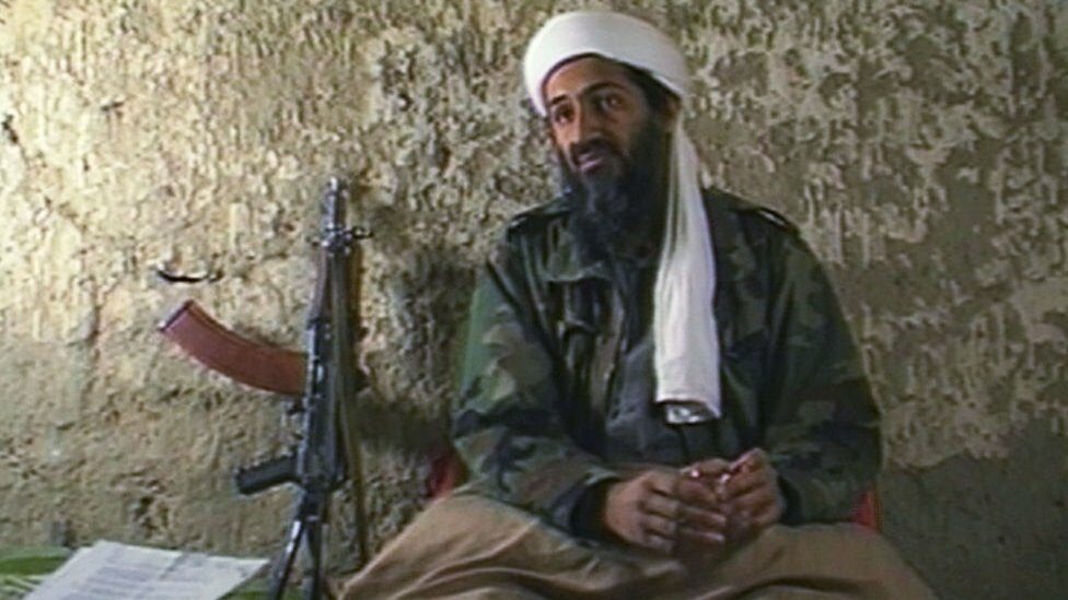 Osama Bin Laden during an interview with CNN in 1998