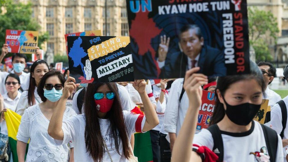 NUG ထောက်ခံပွဲတွေ ကမ္ဘာ့အနှံ့ ကျင်းပလာ