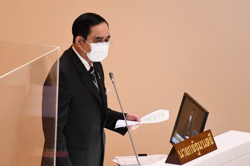 พล.อ.ประยุทธ์ จันทร์โอชา นายกรัฐมนตรีและรมว.กลาโหม