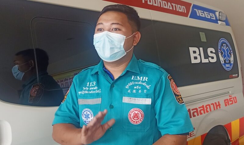นายวิทวัส เพชรเล็ก อายุ 22 ปี ชุดปฏิบัติการค้นหาใต้น้ำ