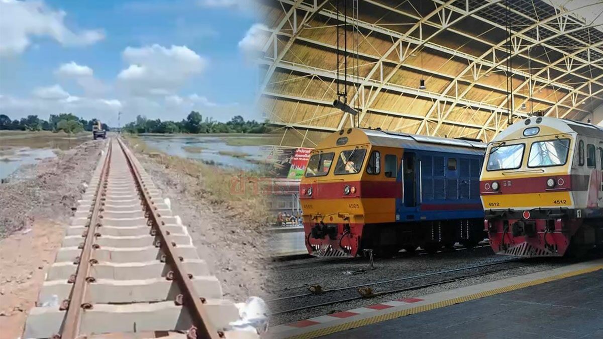 รถไฟสาย บำเหน็จณรงค์ - จัตุรัส จ.ชัยภูมิ เปิดเดินรถได้ตามปกติแล้ว