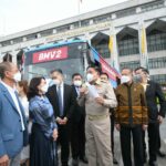 ผู้ว่าฯอัศวิน รับมอบรถวัคซีนเคลื่อนที่ BMV 6 คัน เร่งเดินหน้าฉีดเชิงรุกกลุ่มเปราะบาง-กลุ่ม 608