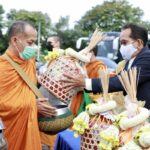 ราชวิทยาลัยจุฬาภรณ์ จัดพิธีทำบุญตักบาตร ถวายเป็นพระราชกุศล