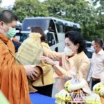 ราชวิทยาลัยจุฬาภรณ์ จัดพิธีทำบุญตักบาตร ถวายเป็นพระราชกุศล