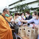 ราชวิทยาลัยจุฬาภรณ์ จัดพิธีทำบุญตักบาตร ถวายเป็นพระราชกุศล