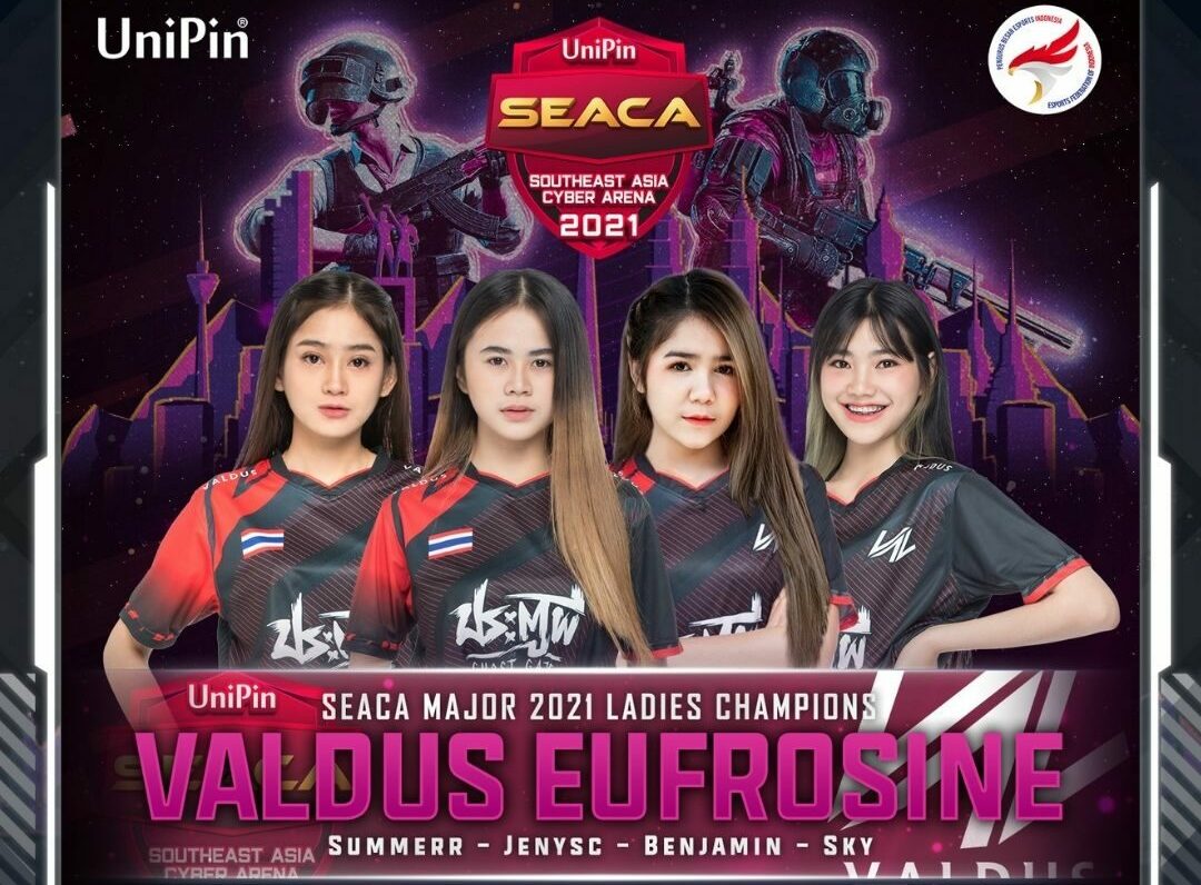 VALDUS EUFROSINE ทีมสาวไทย ซิวแชมป์ ศึก SEACA MAJOR LADIES