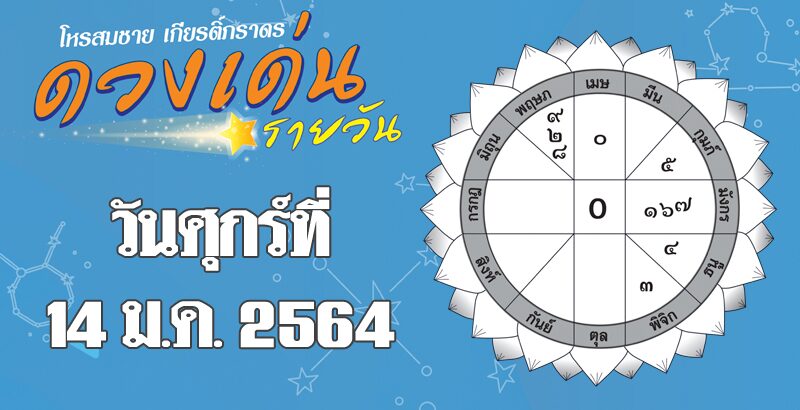 ดวงเด่นรายวัน : ราศีใด ผู้ใหญ่ เจ้านาย ให้ลาภ