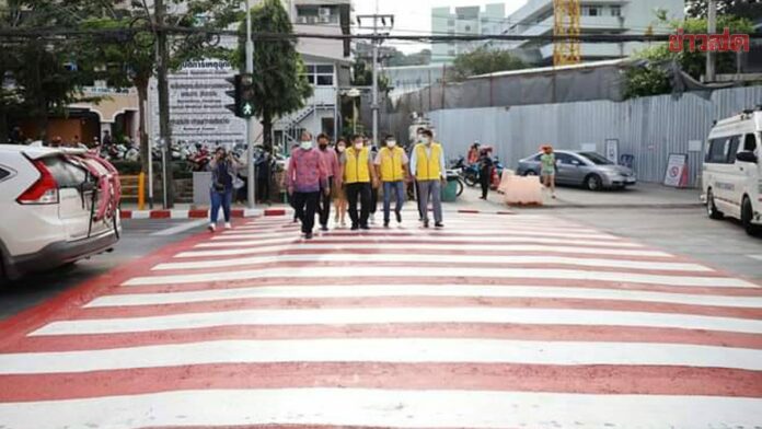 เทศบาลนครภูเก็ต ปรับปรุงทางม้าลาย