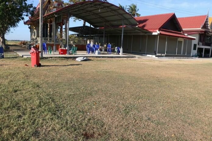 สนามฟุตบอลโรงเรียนที่เกิดเหตุ