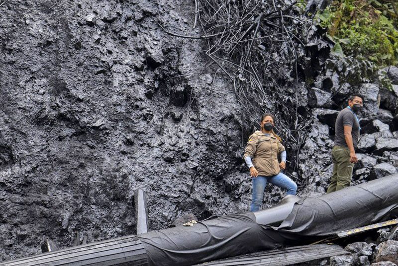 ฝนหนักทำหินถล่มทับท่อส่งน้ำมัน “รั่วไหล” กระทบป่าแอมะซอน