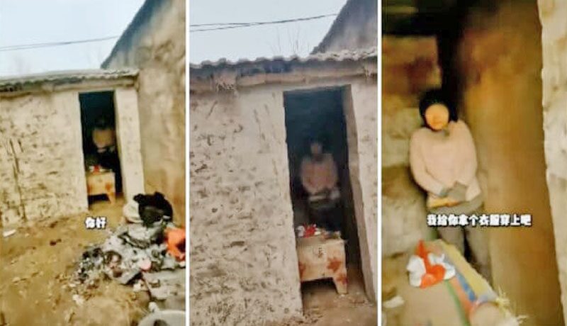 มีลูก 8 คน-ถูกสามีล่ามโซ่คล้องคอขังในบ้าน